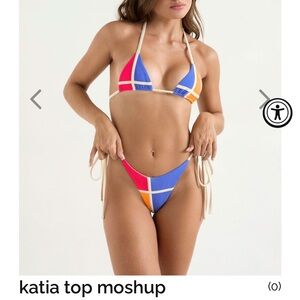 Oneone Swimwear Moshup Tie Triangle Bikini